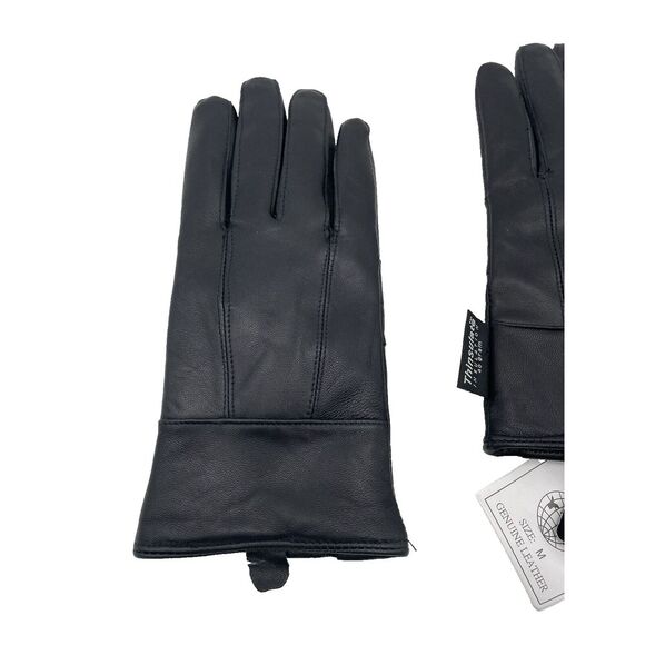 Thinsulate 40 gram Thermal Insulated Fleece Lined Leather Gloves Women M NWT - Picture 4 of 9